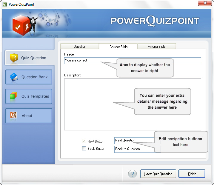 How to edit a correct slide